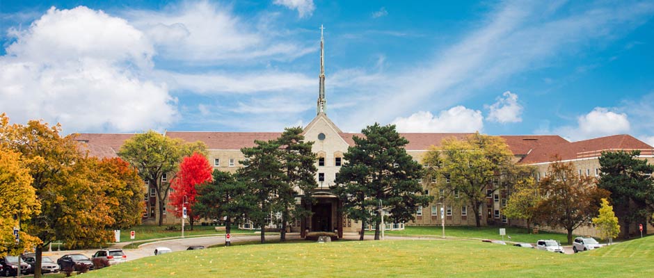 Front view of Tyndale campus