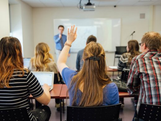 students in a classroom